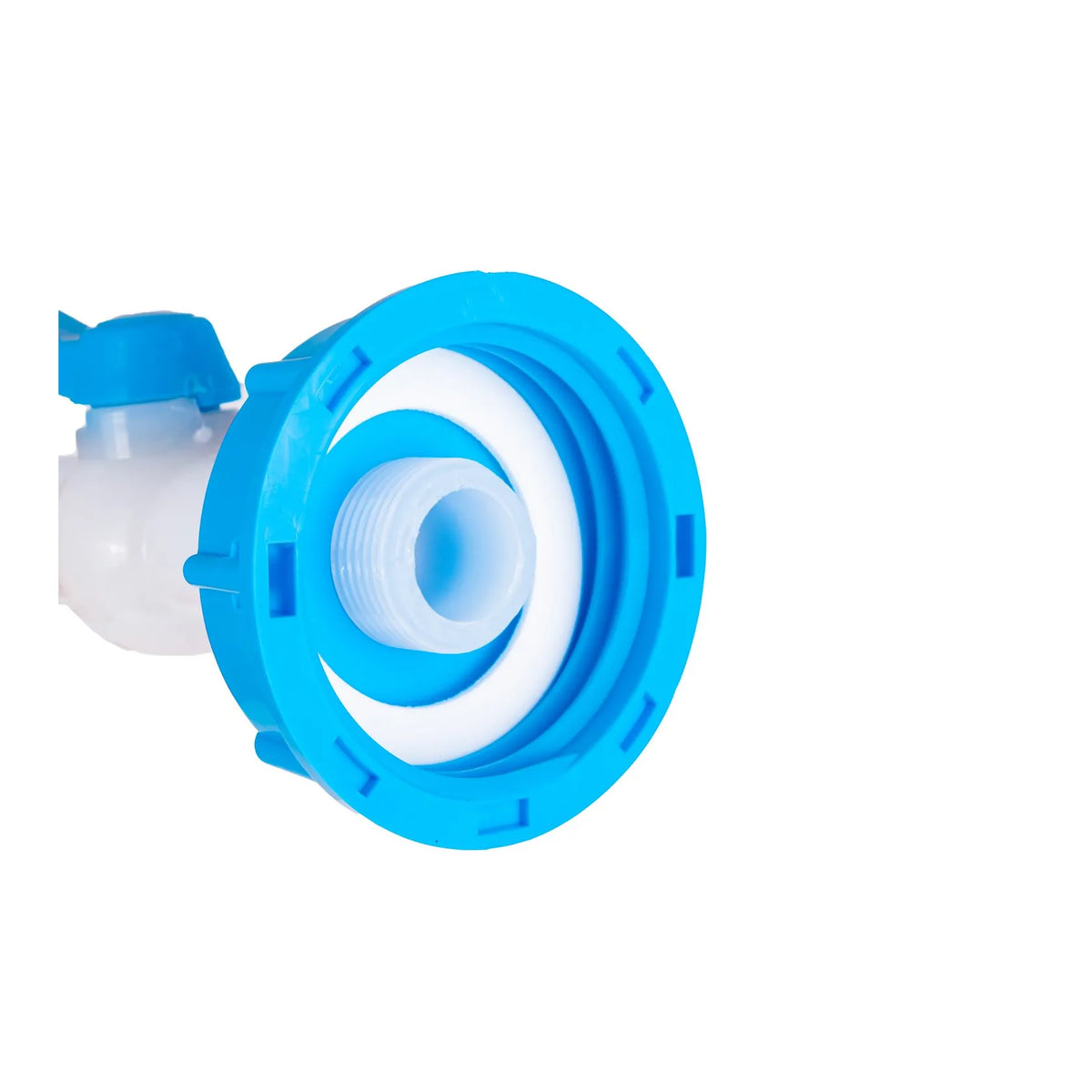 GEKO IBC-set S60x6 adapter met 25 mm slangkraan 90 graden