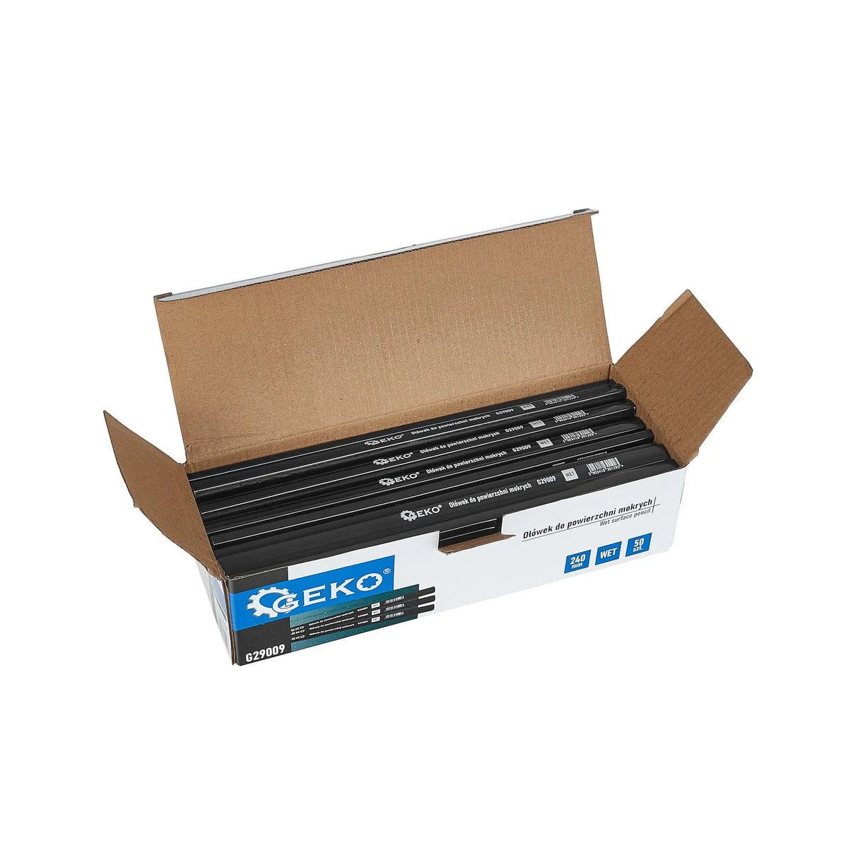 GEKO Potlood voor natte oppervlakken 240 mm 50 stuks