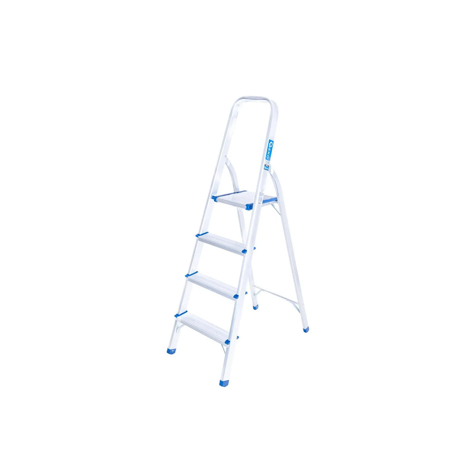 GEKO Aluminium huishoudtrap 4-treden draagvermogen 150 kg