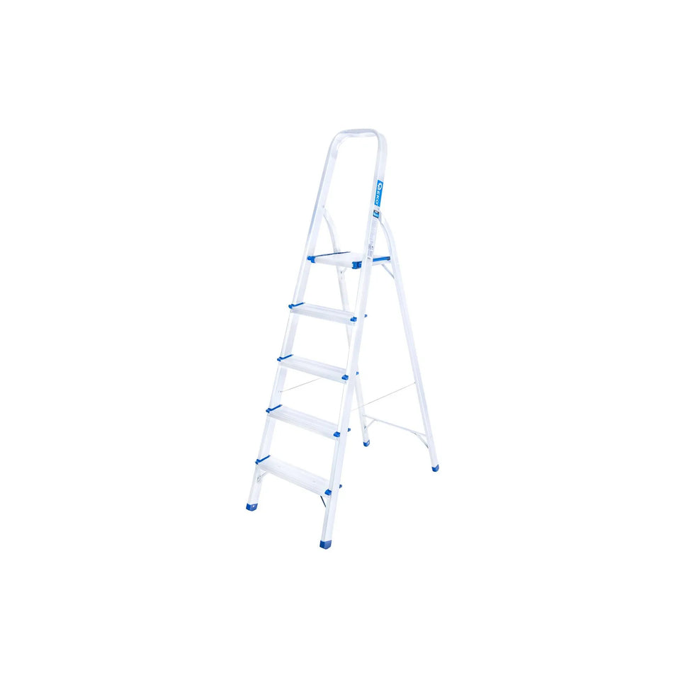 GEKO Aluminium 5-traps huishoudladder inklapbaar 150 kg