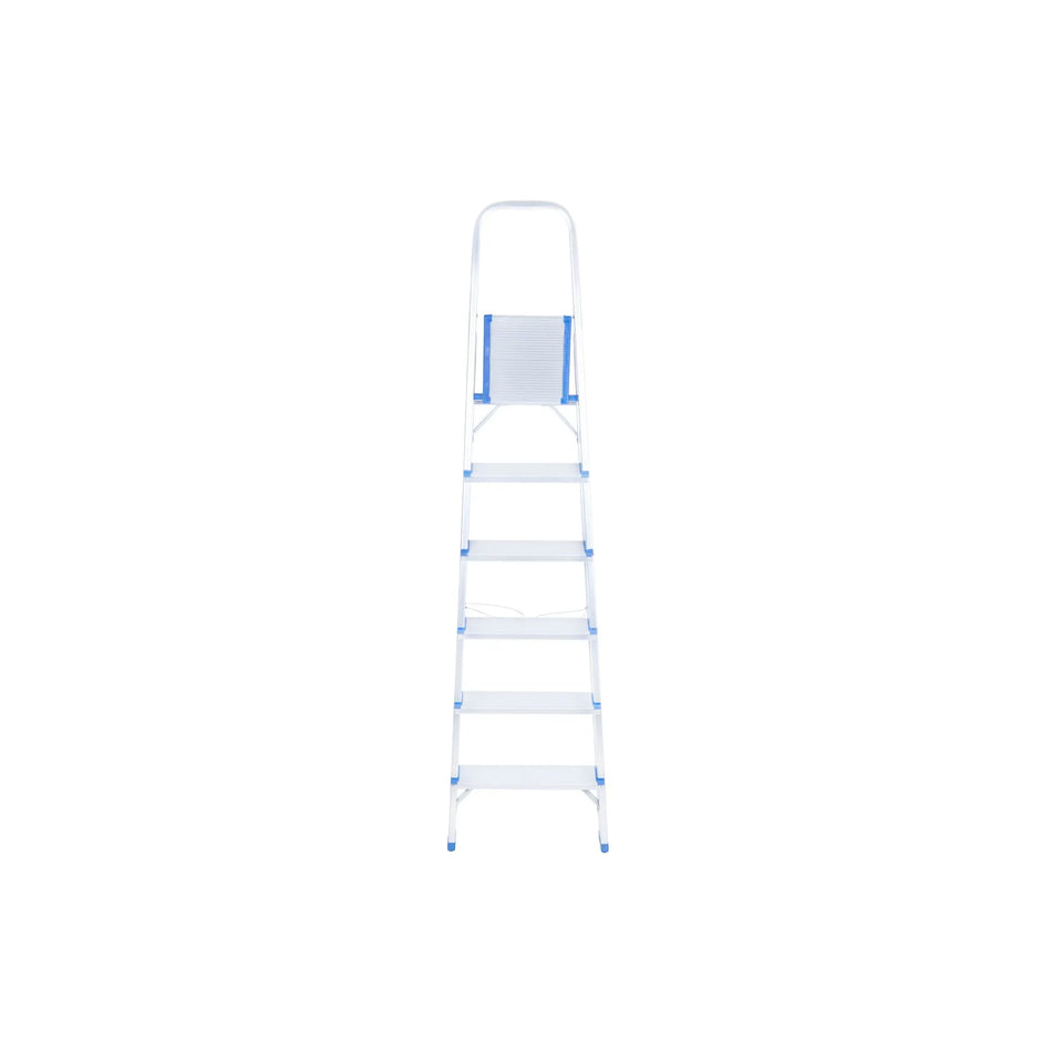 GEKO aluminium 6-traps inklapbare huishoudladder draagkracht 150 kg