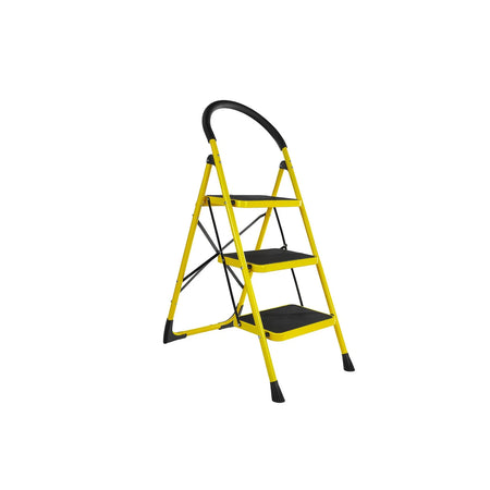 Keltin Opvouwbare driedelige steektrap 111 cm geel-zwart