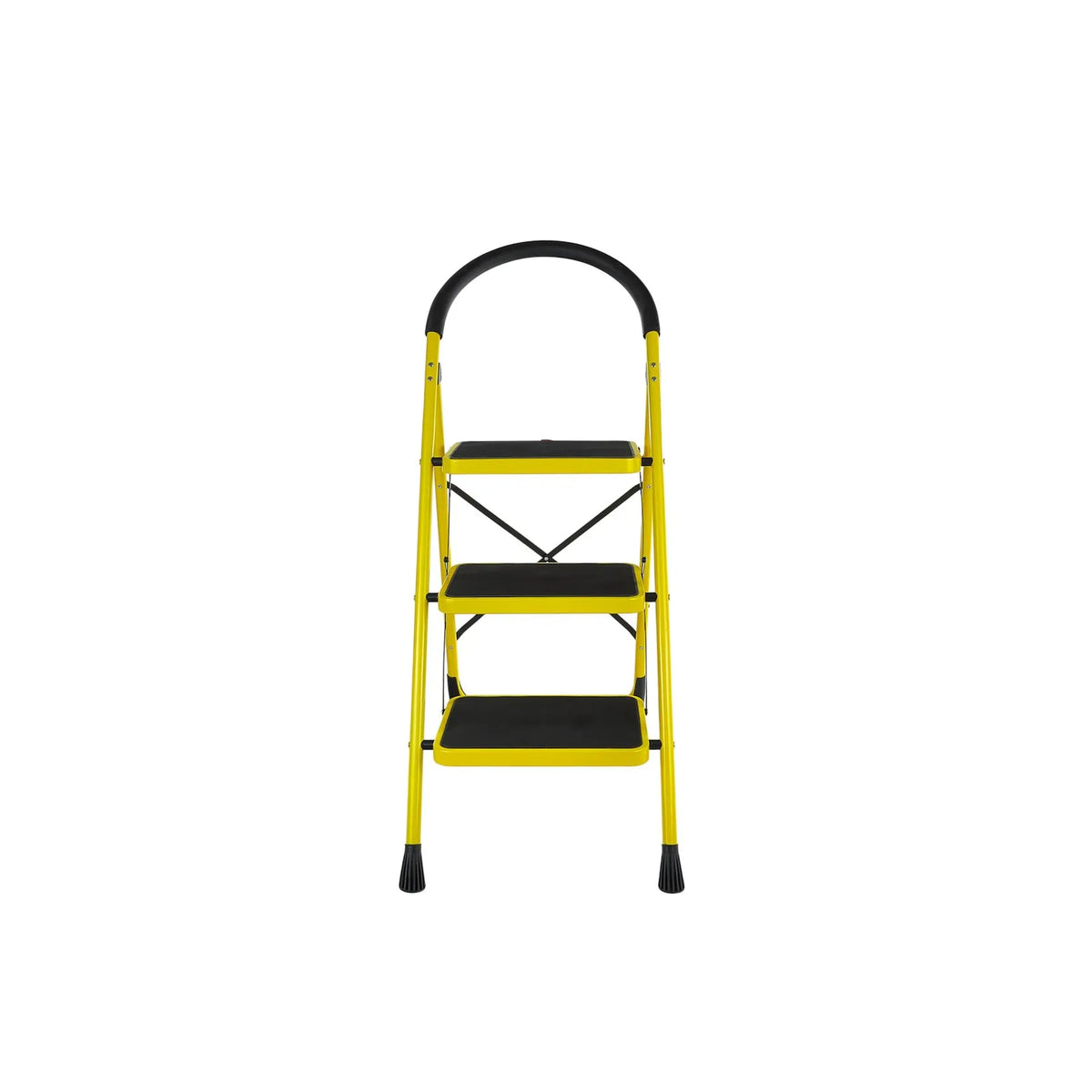 Keltin Opvouwbare driedelige steektrap 111 cm geel-zwart
