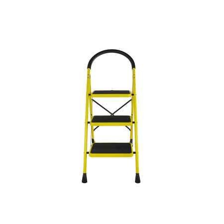 Keltin Opvouwbare driedelige steektrap 111 cm geel-zwart