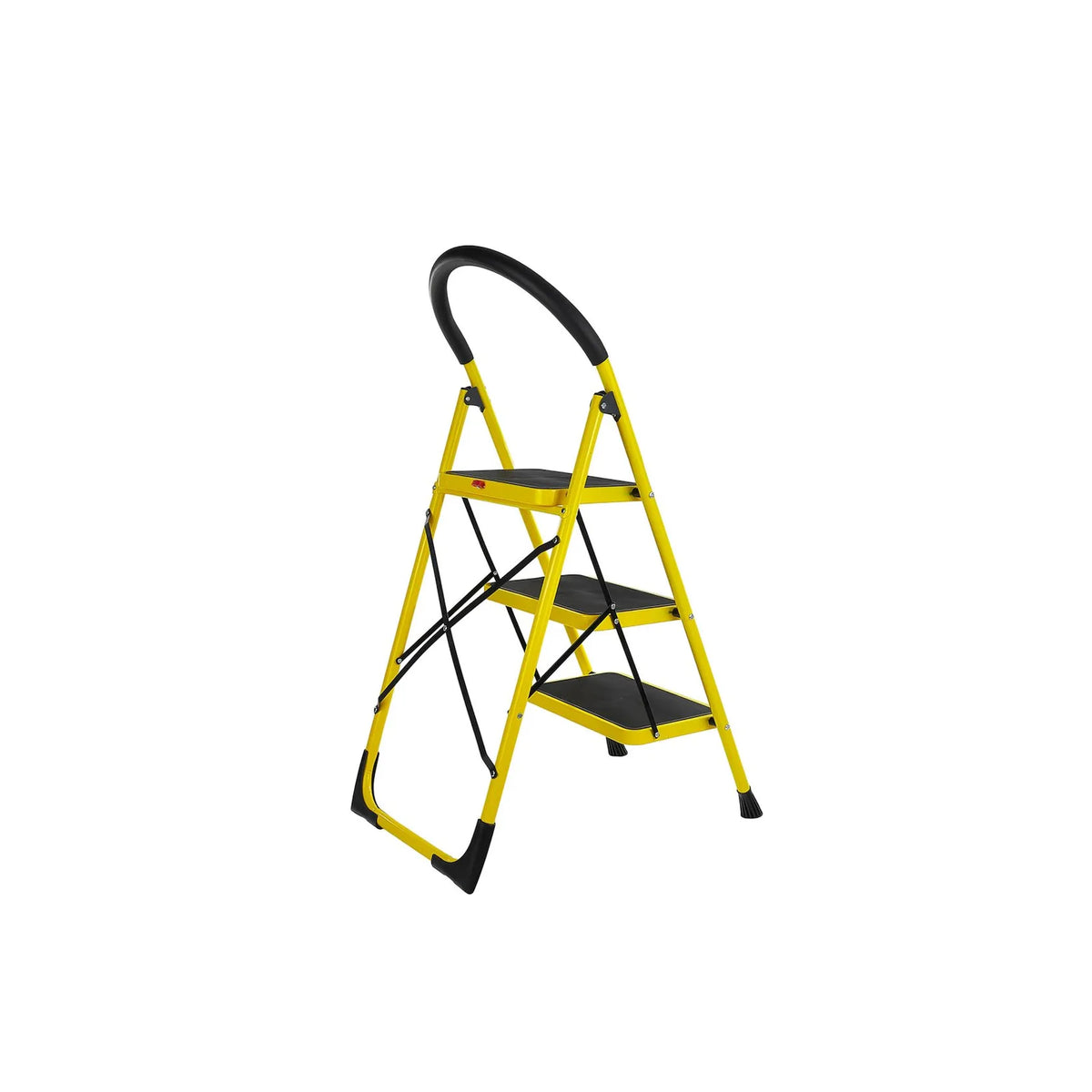 Keltin Opvouwbare driedelige steektrap 111 cm geel-zwart