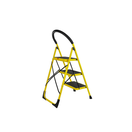 Keltin Opvouwbare driedelige steektrap 111 cm geel-zwart