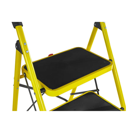 Keltin Opvouwbare driedelige steektrap 111 cm geel-zwart
