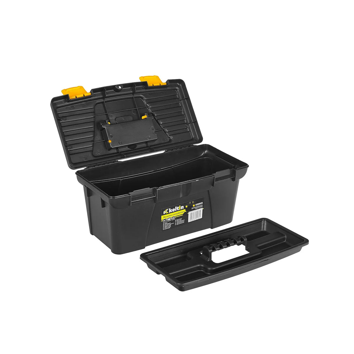 Keltin Plastic gereedschapskist 12" compact met tray