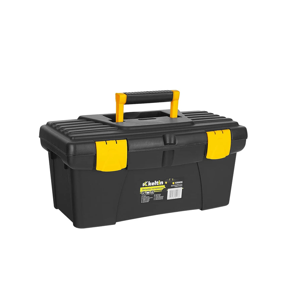 Keltin Plastic gereedschapskist 16" groot met tray