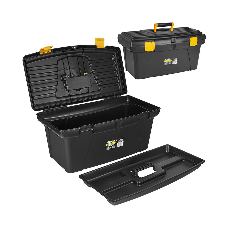 Keltin Plastic gereedschapskist 22" extra ruim met tray
