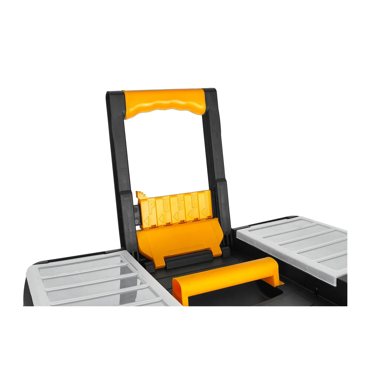 Keltin plastic gereedschapstrolley met wielen en verwijderbare organizer 46x26x62 cm