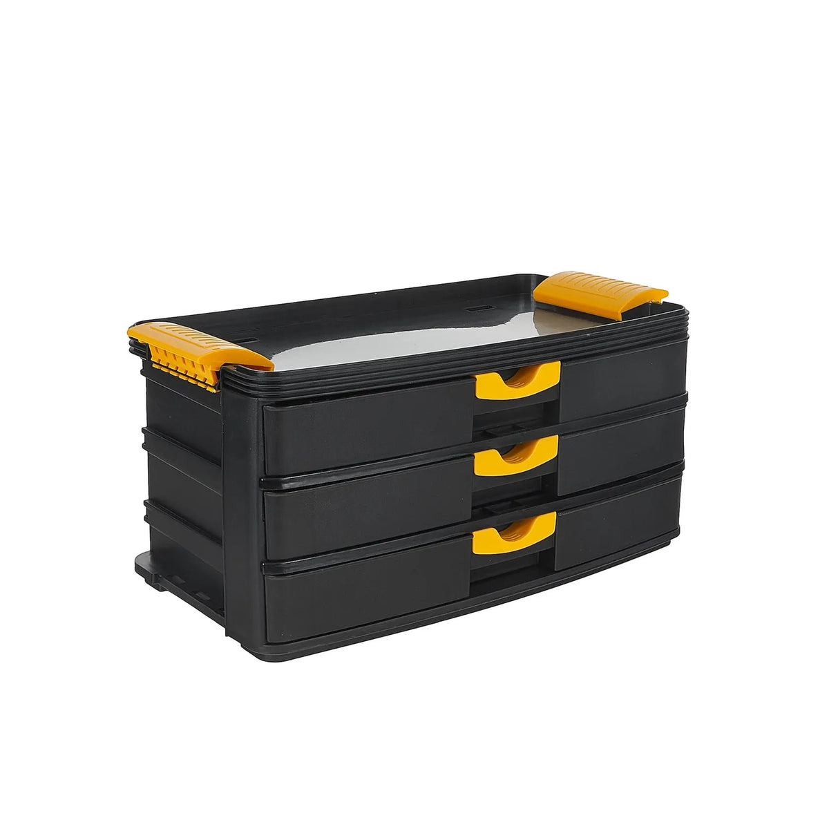 Keltin plastic gereedschapstrolley met organizer en 4 lades 46x26x82 cm