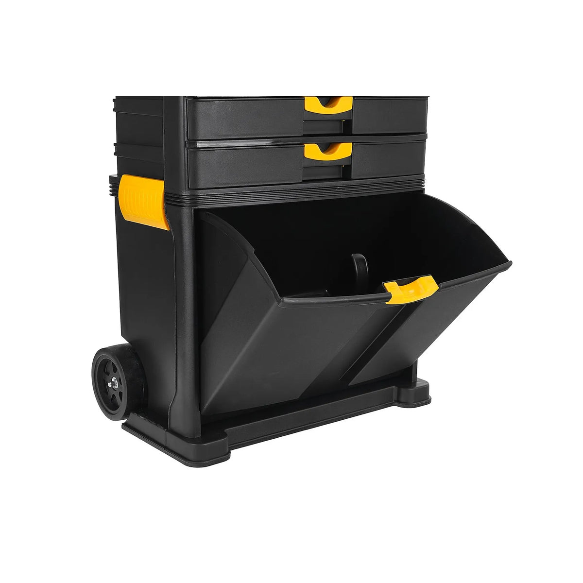 Keltin plastic gereedschapstrolley met organizer en 4 lades 46x26x82 cm