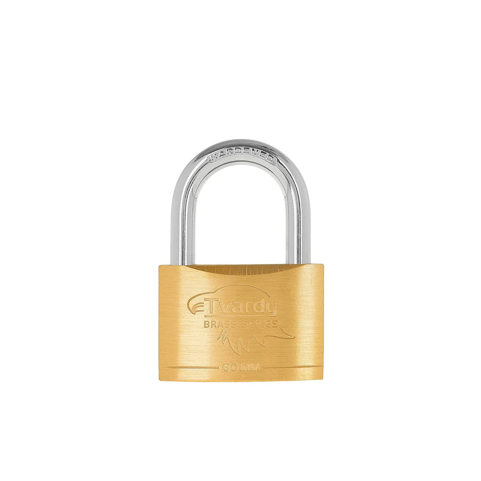 Tvardy messing hangslot versterkt 60 mm Brass-Series