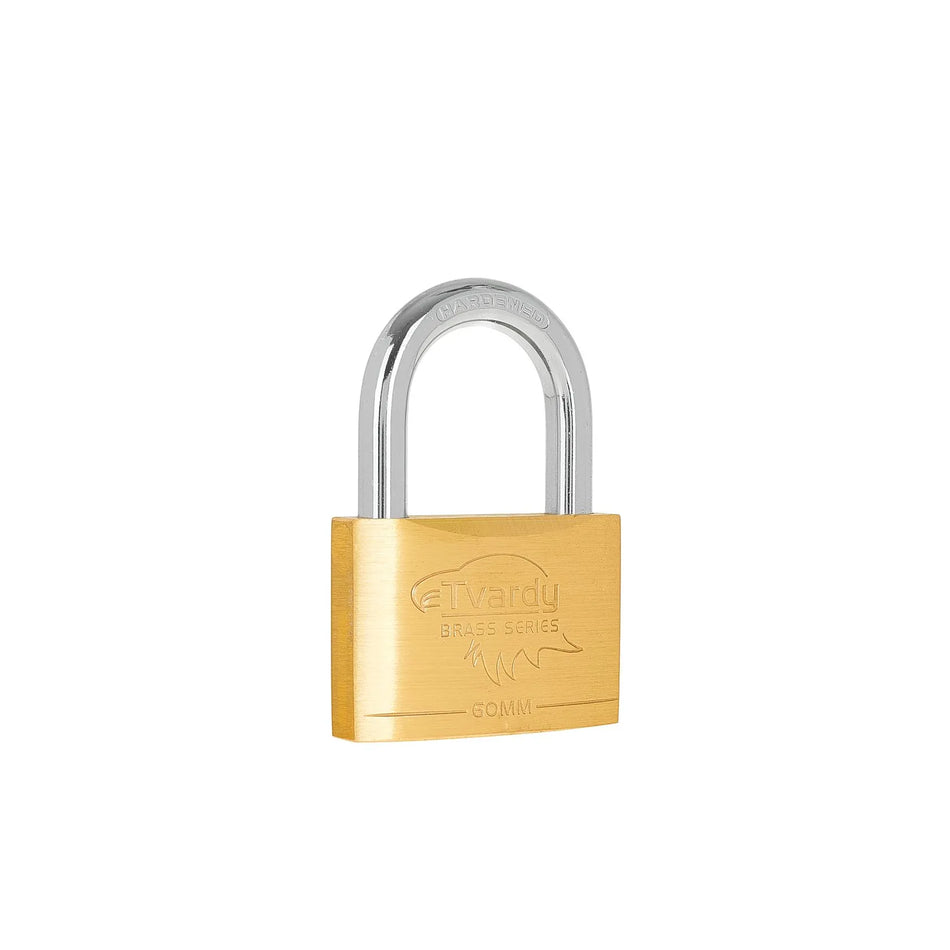Tvardy messing hangslot versterkt 60 mm Brass-Series