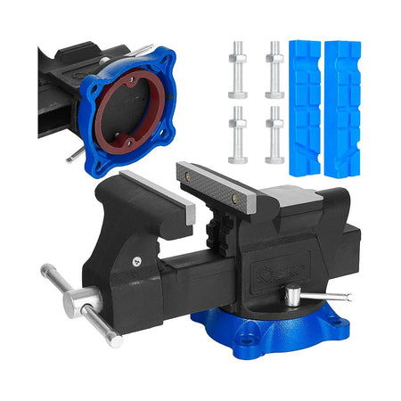 GEKO Bankschroef heavy duty 6" 150 mm met 360° draaibaar