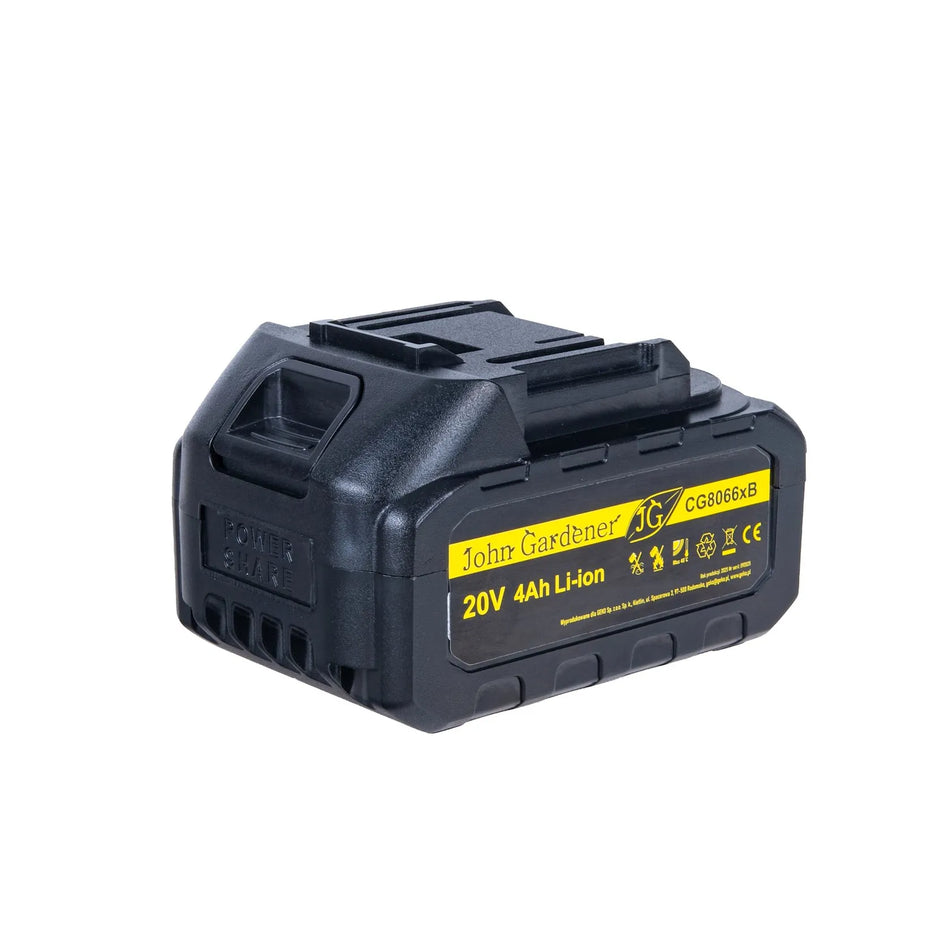 GEKO Accu 4,0 Ah 20 V Li-Ion voor G8066x Draadloos Gereedschap