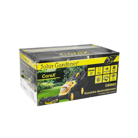 John Gardener 20 V 32 cm draadloze borstelloze grasmaaier 4.0 Ah CoreX