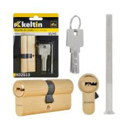 Keltin Cilinderslot insteek 35/45 mm brushed brass