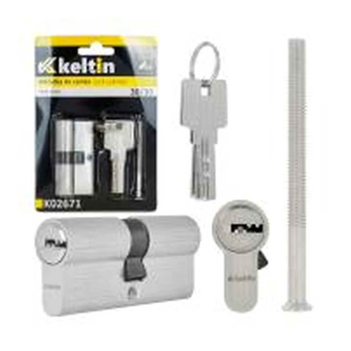Keltin Cilinderslot insteek 30/30 mm brushed nickel