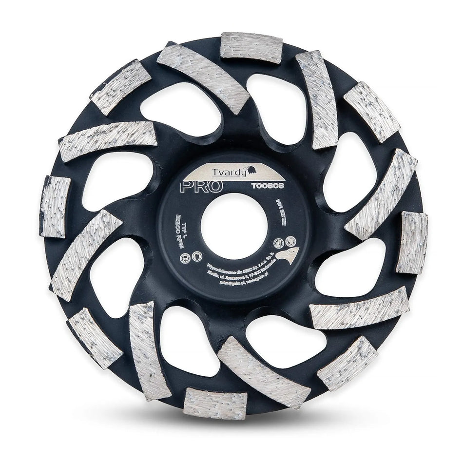 Tvardy diamant L-type segmentzaag voor beton schuren 125x5x22,23 mm