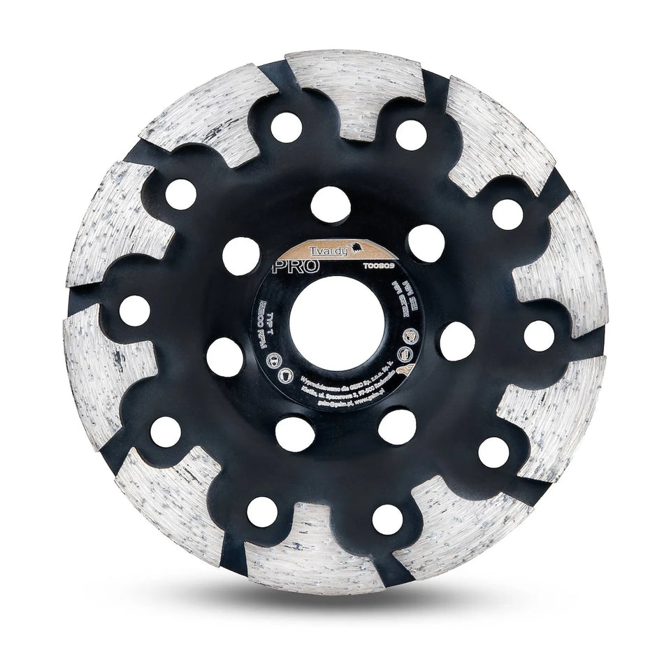 Tvardy diamant segmentzaag voor beton schuren 125x5x22,23 mm