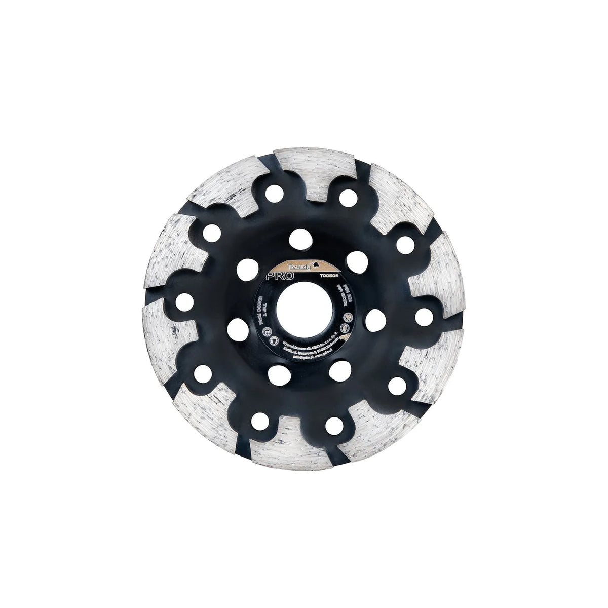 Tvardy diamant segmentzaag voor beton schuren 125x5x22,23 mm