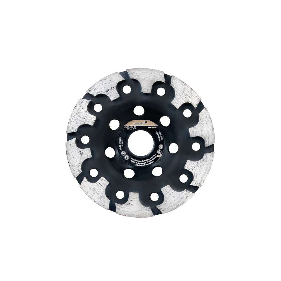 Tvardy diamant segmentzaag voor beton schuren 125x5x22,23 mm