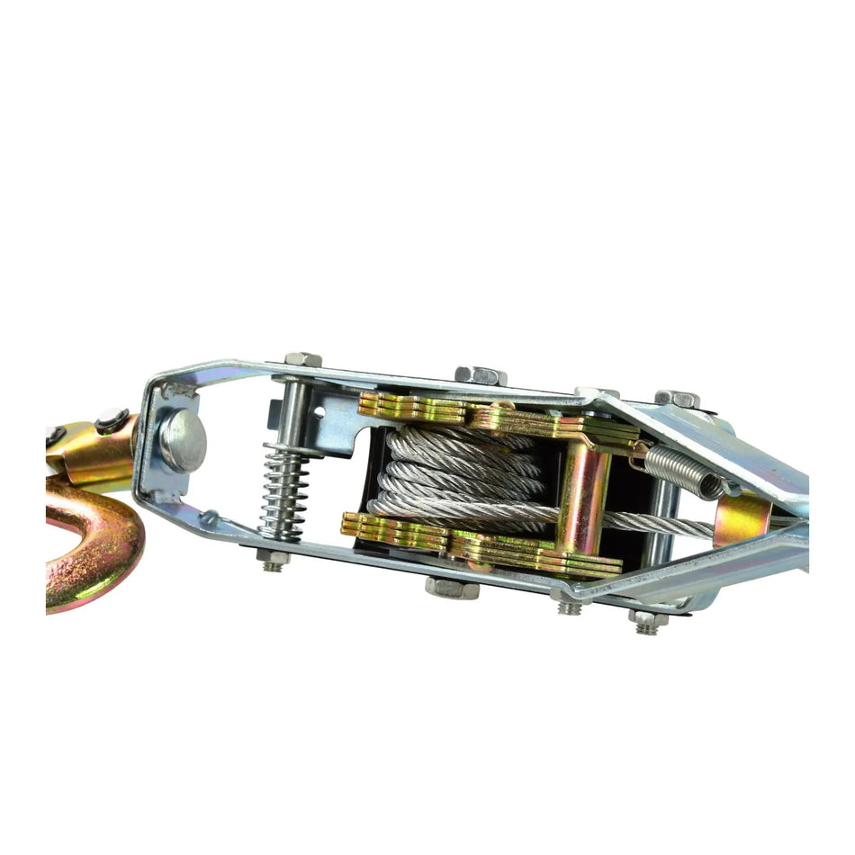 GEKO Hand takel 4 ton dubbele ratel met 2,5m touw
