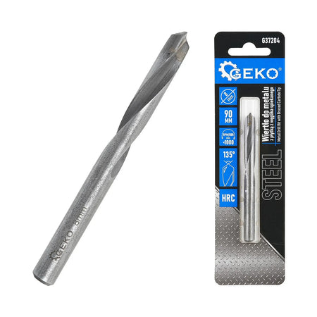 GEKO Metaalboor met Gesoldeerde Carbide Tip 8x90 mm