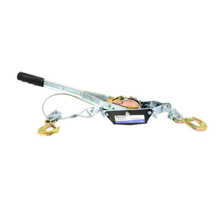 GEKO Handtakel dubbele ratel 2 ton met 2,5 m touw