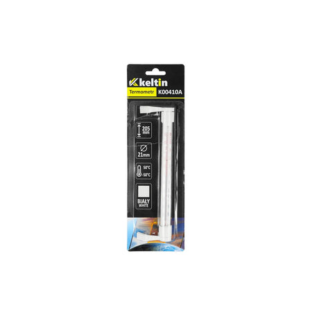 Keltin Buitenthermometer raam wit 205x17 mm -50 °C tot +50 °C