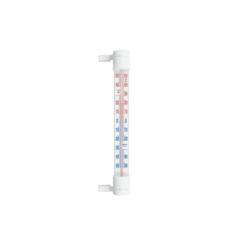 Keltin buitenraamthermometer met duidelijke schaal 233x24 mm wit