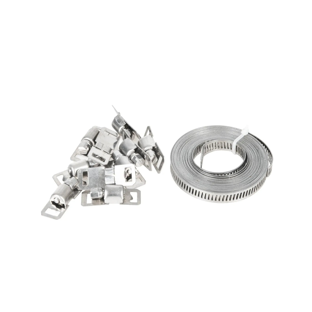 GEKO Slangklemset verstelbaar 8 mm breed 3 m band 10 stuks