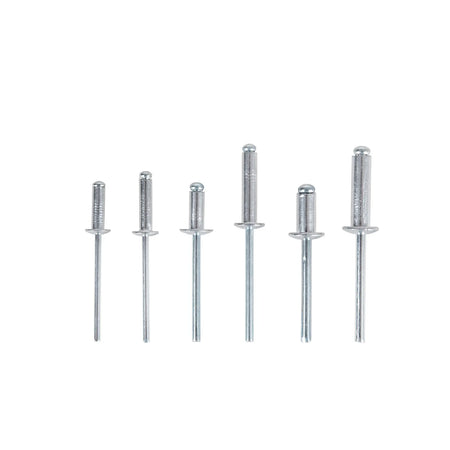 GEKO Set aluminium blindklinknagels voor plaatwerk 450 stuks