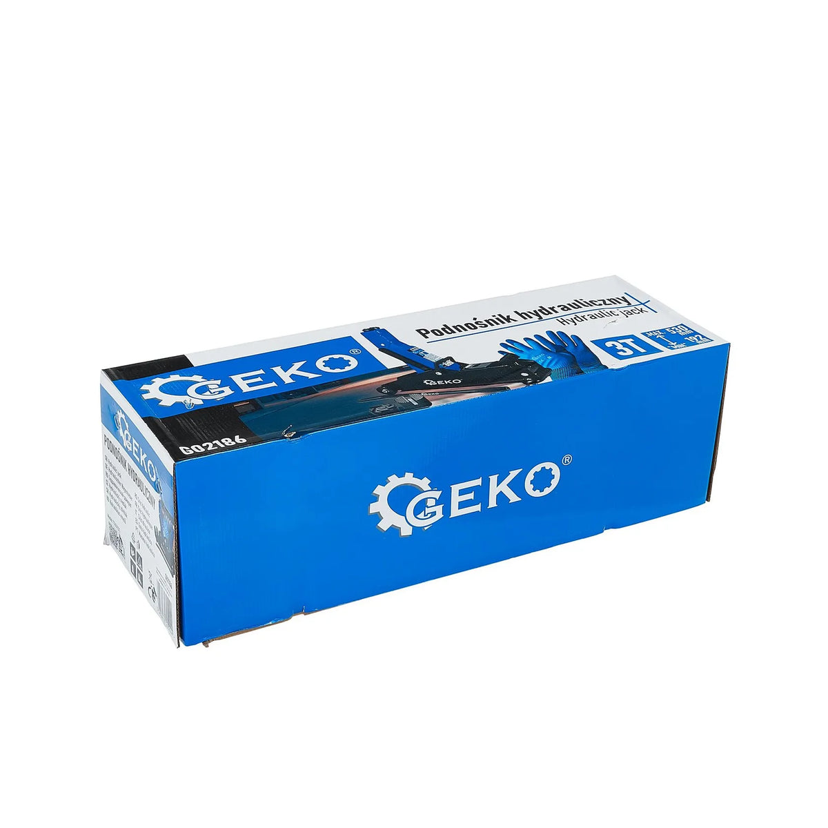 GEKO hydraulische krik voor SUV's en lichte bestelauto's 3T 192 - 530 mm