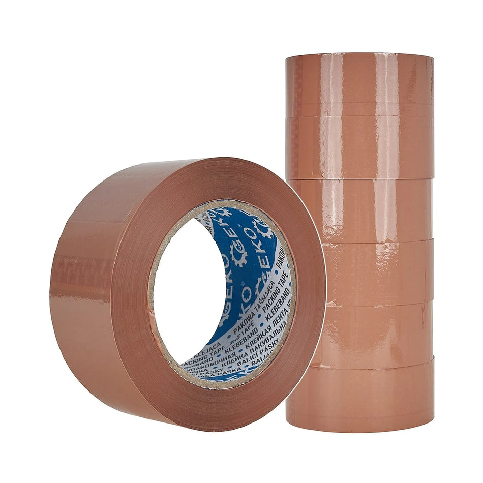 GEKO Bruine Verpakkingstape 48 mm x 132m