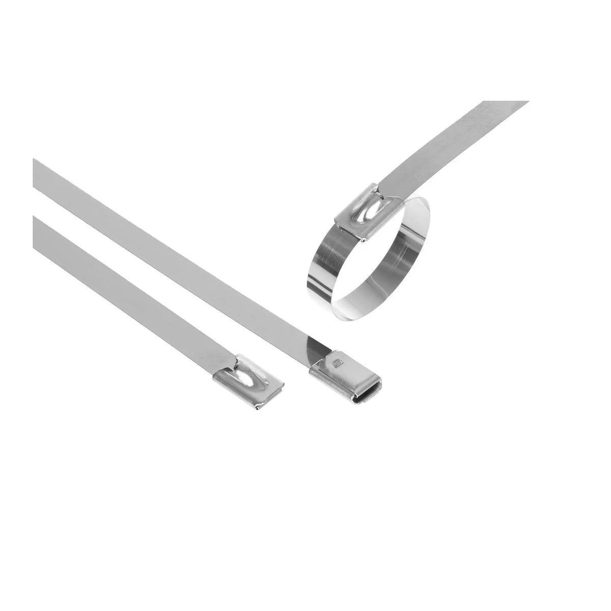 GEKO roestvrijstalen kabelbinders corrosiebestendig 7,9x400 mm 100 stuks