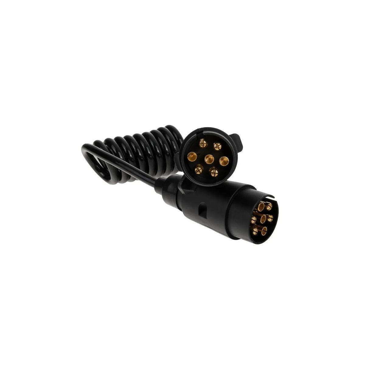 GEKO Coiled aanhanger verlengkabel 1,5m 7-PIN 12 V
