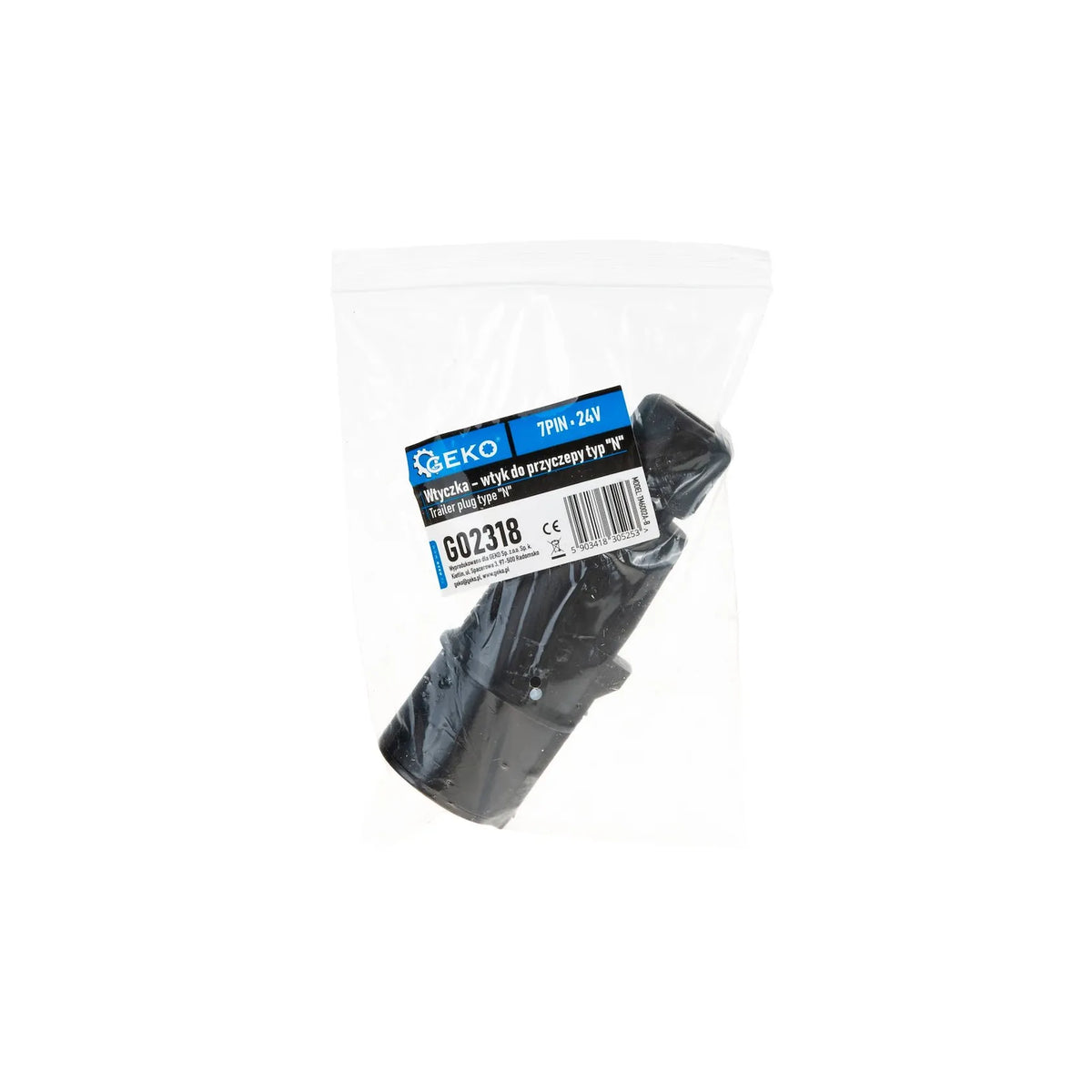 GEKO Aanhanger stekker 7-PIN 24 V type N man