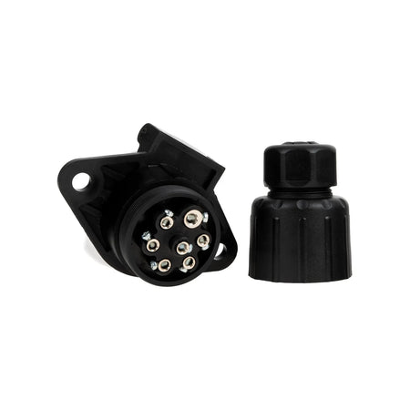 GEKO Trailercontactdoos 7PIN 24 V type S zwart