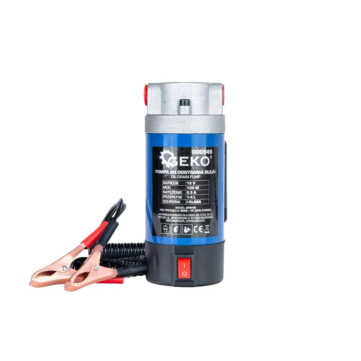 GEKO Olieafzuigpomp 12 V 100 W 2 - 4l/min