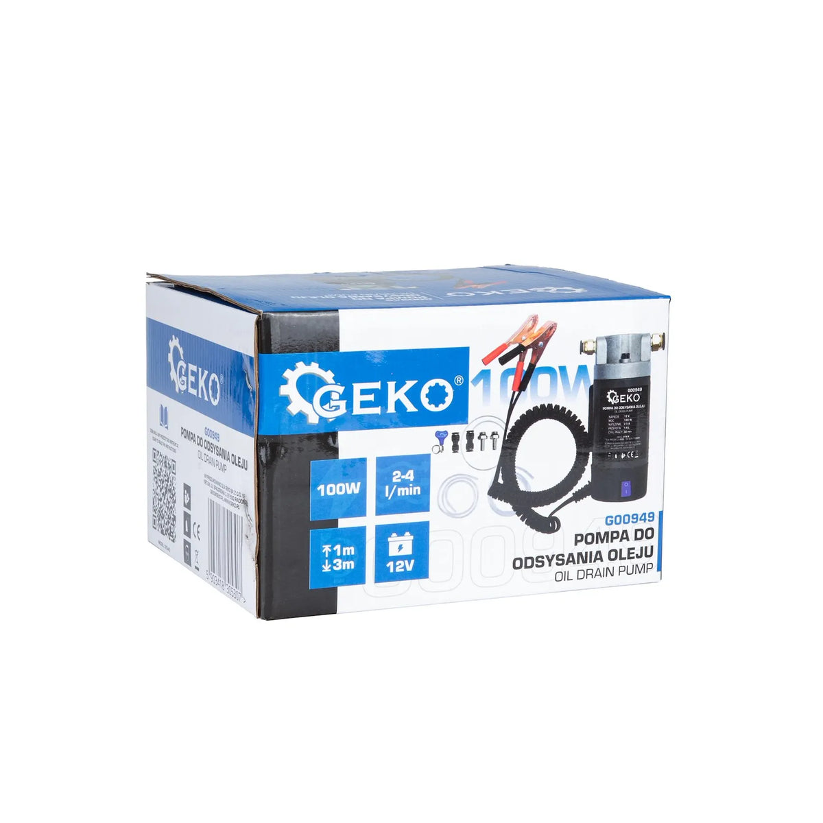 GEKO Olieafzuigpomp 12 V 100 W 2 - 4l/min
