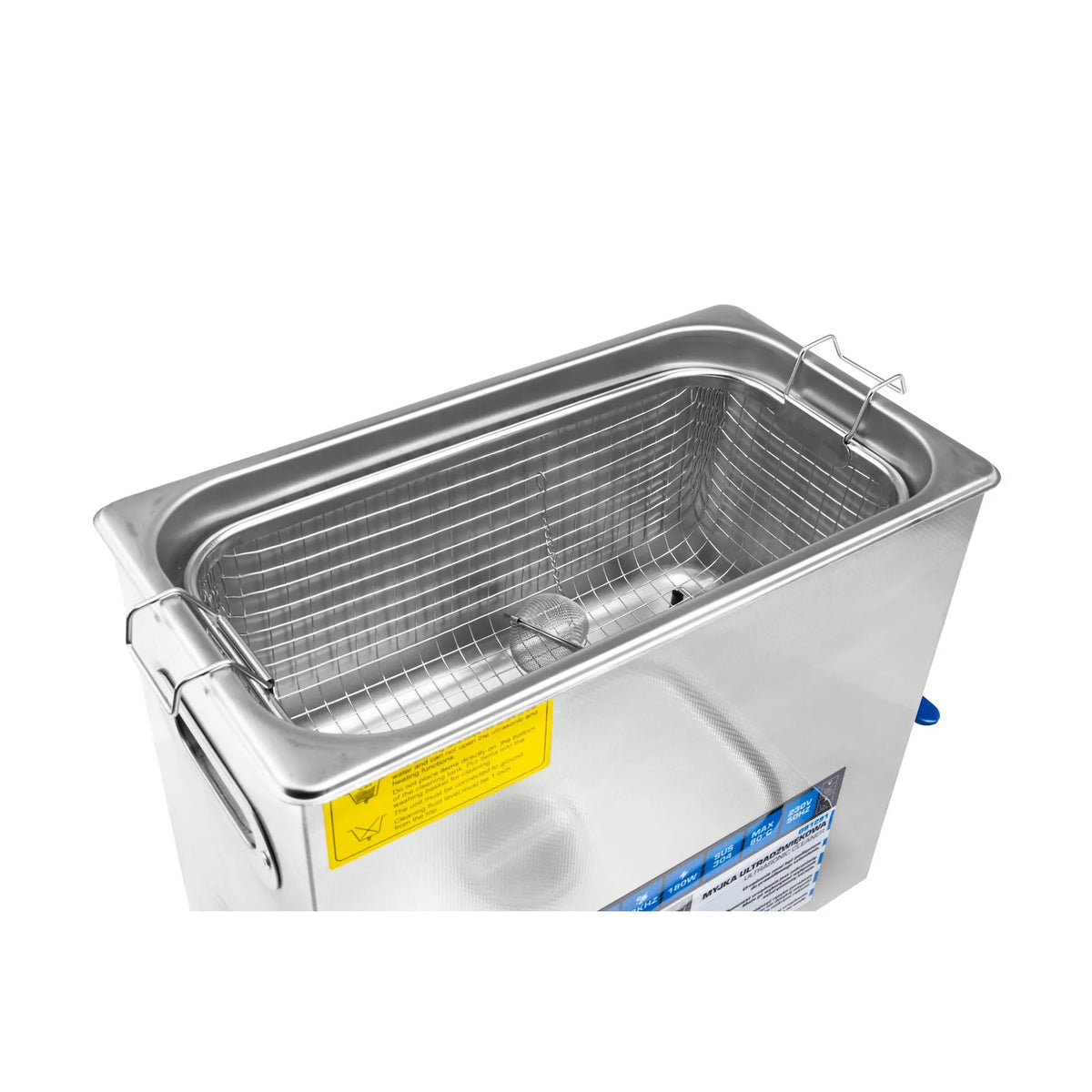 GEKO Ultrageluidreiniger 180 W met 6L RVS tank