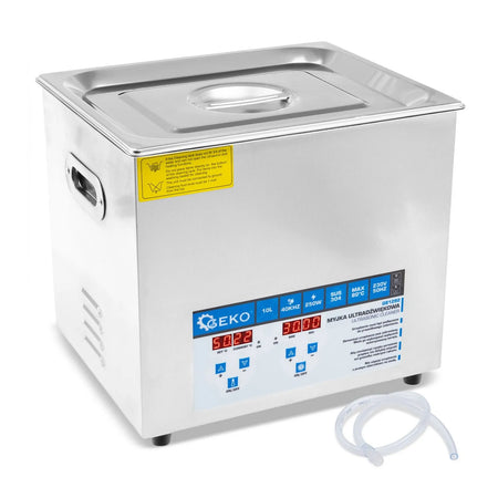 GEKO Ultrageluidreiniger 250 W met 10L RVS tank