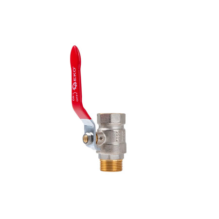 GEKO 3/4" kogelkraan met afdichting, interne/externe draad messing