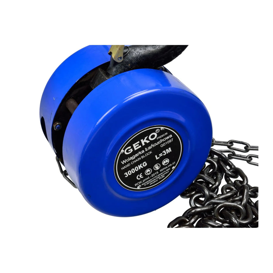 GEKO kettingtakel 3 ton 3m Premium