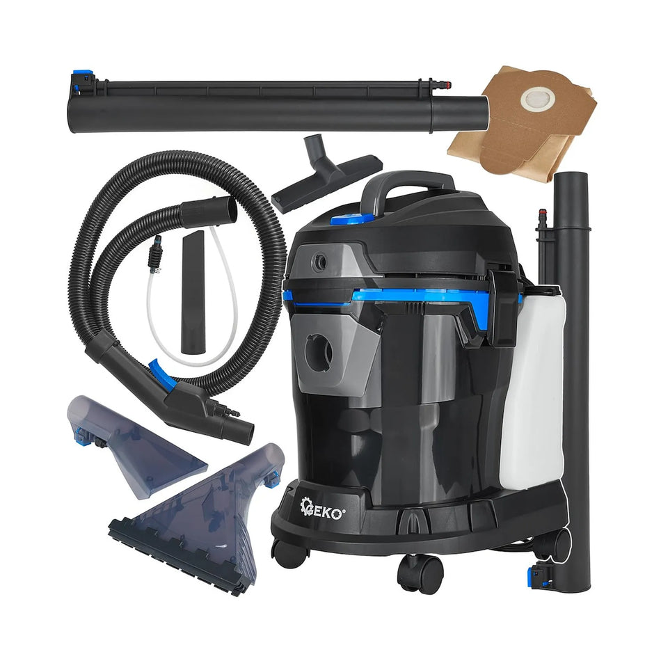 GEKO Was- en stofzuiger 4in1 ABS 1400 W 15L met detergentreservoir