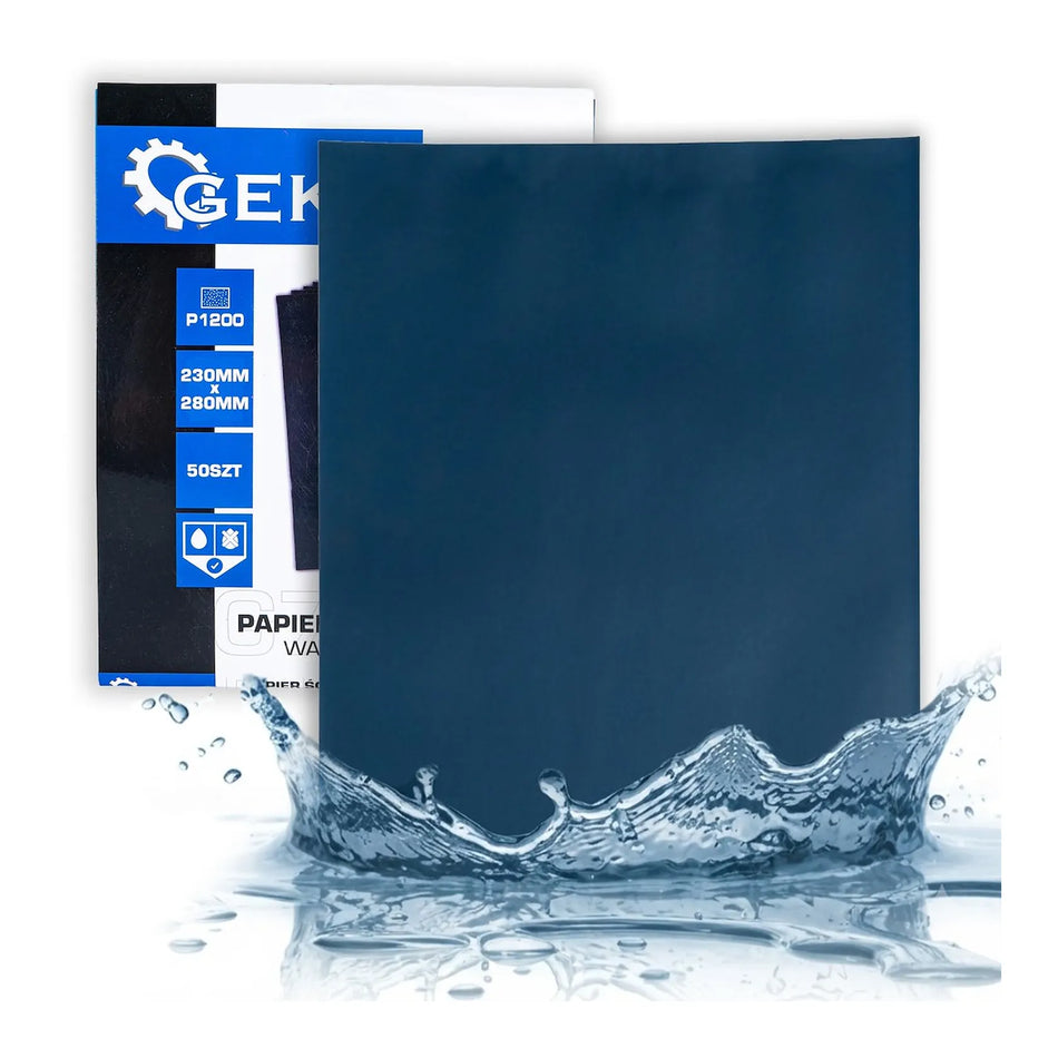 GEKO Waterbestendig schuurpapier P1200 voor nat en droog 230x280 mm 50 vellen