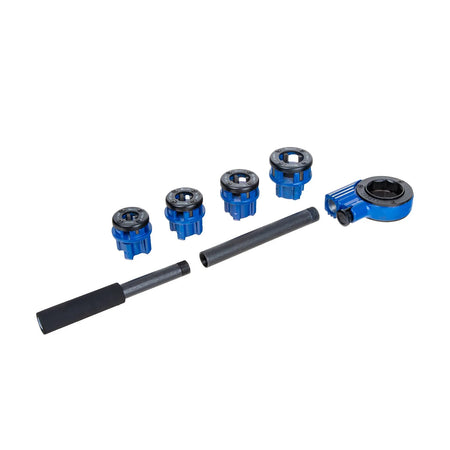 GEKO Handmatige pijpenfrees met ratelmechanisme 4-delig 3/8"-1"